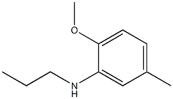 2-methoxy-5-methyl-N-propylaniline Structure