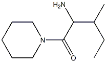 2-methyl-1-(piperidin-1-ylcarbonyl)butylamine,,结构式
