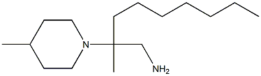 2-methyl-2-(4-methylpiperidin-1-yl)nonan-1-amine|