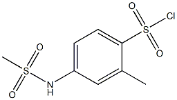  2-methyl-4-[(methylsulfonyl)amino]benzenesulfonyl chloride