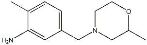  2-methyl-5-[(2-methylmorpholin-4-yl)methyl]aniline