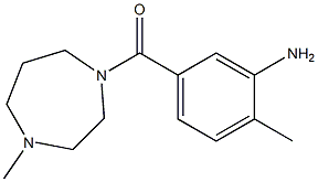 2-methyl-5-[(4-methyl-1,4-diazepan-1-yl)carbonyl]aniline 结构式