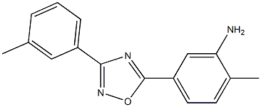 2-methyl-5-[3-(3-methylphenyl)-1,2,4-oxadiazol-5-yl]aniline|