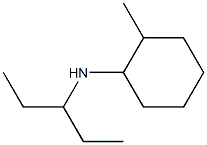 2-methyl-N-(pentan-3-yl)cyclohexan-1-amine 结构式