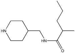 2-methyl-N-(piperidin-4-ylmethyl)pentanamide Structure