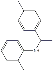 2-methyl-N-[1-(4-methylphenyl)ethyl]aniline Structure