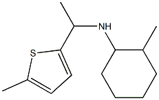 2-methyl-N-[1-(5-methylthiophen-2-yl)ethyl]cyclohexan-1-amine,,结构式