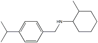 2-methyl-N-{[4-(propan-2-yl)phenyl]methyl}cyclohexan-1-amine Structure