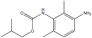 2-methylpropyl N-(3-amino-2,6-dimethylphenyl)carbamate,,结构式