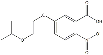 2-nitro-5-[2-(propan-2-yloxy)ethoxy]benzoic acid 结构式
