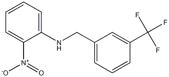 2-nitro-N-{[3-(trifluoromethyl)phenyl]methyl}aniline Structure