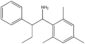 2-phenyl-1-(2,4,6-trimethylphenyl)butan-1-amine Structure