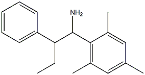 2-phenyl-1-(2,4,6-trimethylphenyl)butan-1-amine 结构式