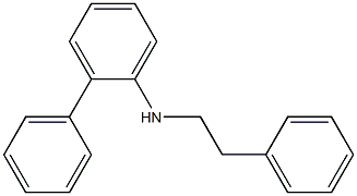 2-phenyl-N-(2-phenylethyl)aniline 化学構造式