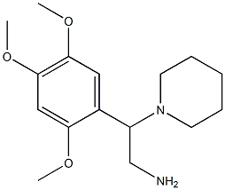 2-piperidin-1-yl-2-(2,4,5-trimethoxyphenyl)ethanamine