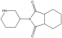 2-piperidin-3-ylhexahydro-1H-isoindole-1,3(2H)-dione 化学構造式