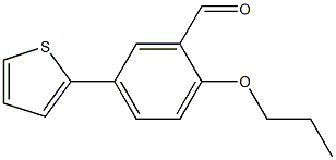 2-propoxy-5-thien-2-ylbenzaldehyde Structure