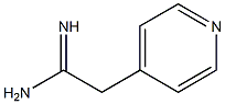 2-pyridin-4-ylethanimidamide,,结构式