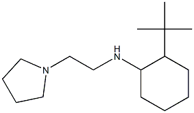 2-tert-butyl-N-[2-(pyrrolidin-1-yl)ethyl]cyclohexan-1-amine Structure