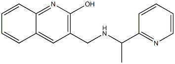 3-({[1-(pyridin-2-yl)ethyl]amino}methyl)quinolin-2-ol