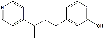 3-({[1-(pyridin-4-yl)ethyl]amino}methyl)phenol