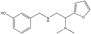 3-({[2-(dimethylamino)-2-(furan-2-yl)ethyl]amino}methyl)phenol