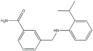 3-({[2-(propan-2-yl)phenyl]amino}methyl)benzamide