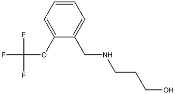 3-({[2-(trifluoromethoxy)phenyl]methyl}amino)propan-1-ol