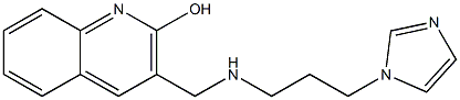 3-({[3-(1H-imidazol-1-yl)propyl]amino}methyl)quinolin-2-ol