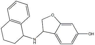 3-(1,2,3,4-tetrahydronaphthalen-1-ylamino)-2,3-dihydro-1-benzofuran-6-ol Structure