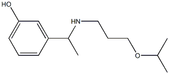  3-(1-{[3-(propan-2-yloxy)propyl]amino}ethyl)phenol