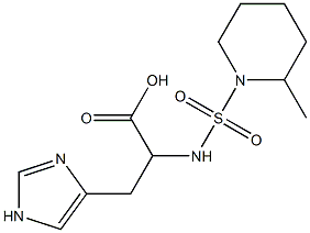  3-(1H-imidazol-4-yl)-2-{[(2-methylpiperidine-1-)sulfonyl]amino}propanoic acid