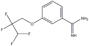 3-(2,2,3,3-tetrafluoropropoxy)benzene-1-carboximidamide Structure