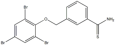 3-(2,4,6-tribromophenoxymethyl)benzene-1-carbothioamide|