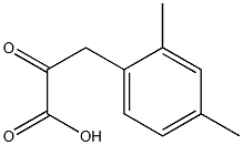 3-(2,4-dimethylphenyl)-2-oxopropanoic acid,,结构式