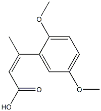  3-(2,5-dimethoxyphenyl)but-2-enoic acid