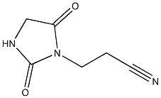 3-(2,5-dioxoimidazolidin-1-yl)propanenitrile,,结构式