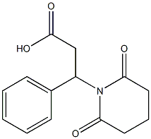 3-(2,6-dioxopiperidin-1-yl)-3-phenylpropanoic acid Structure