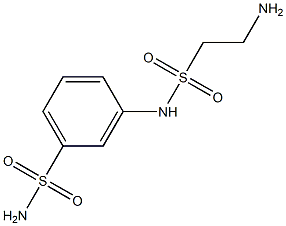 3-(2-aminoethane-1-sulfonamido)benzene-1-sulfonamide|