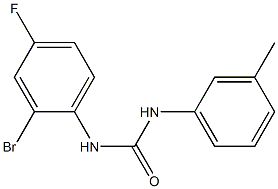 3-(2-bromo-4-fluorophenyl)-1-(3-methylphenyl)urea