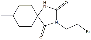  3-(2-bromoethyl)-8-methyl-1,3-diazaspiro[4.5]decane-2,4-dione