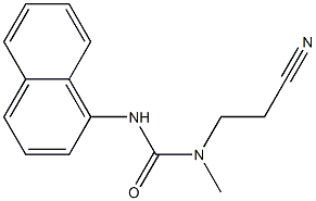 3-(2-cyanoethyl)-3-methyl-1-naphthalen-1-ylurea