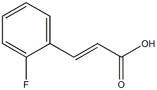 3-(2-fluorophenyl)prop-2-enoic acid Struktur