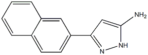 3-(2-naphthyl)-1H-pyrazol-5-amine Structure