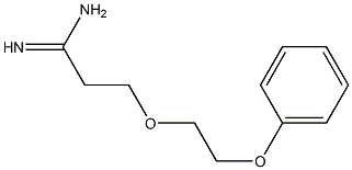 3-(2-phenoxyethoxy)propanimidamide Structure