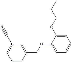 3-(2-propoxyphenoxymethyl)benzonitrile