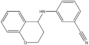 3-(3,4-dihydro-2H-1-benzopyran-4-ylamino)benzonitrile Structure