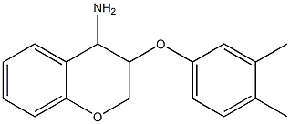  3-(3,4-dimethylphenoxy)-3,4-dihydro-2H-1-benzopyran-4-amine