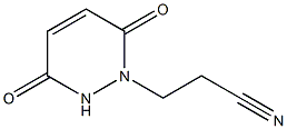 3-(3,6-dioxo-3,6-dihydropyridazin-1(2H)-yl)propanenitrile Structure