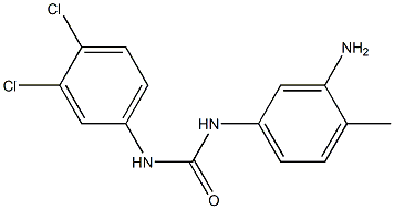 3-(3-amino-4-methylphenyl)-1-(3,4-dichlorophenyl)urea Structure